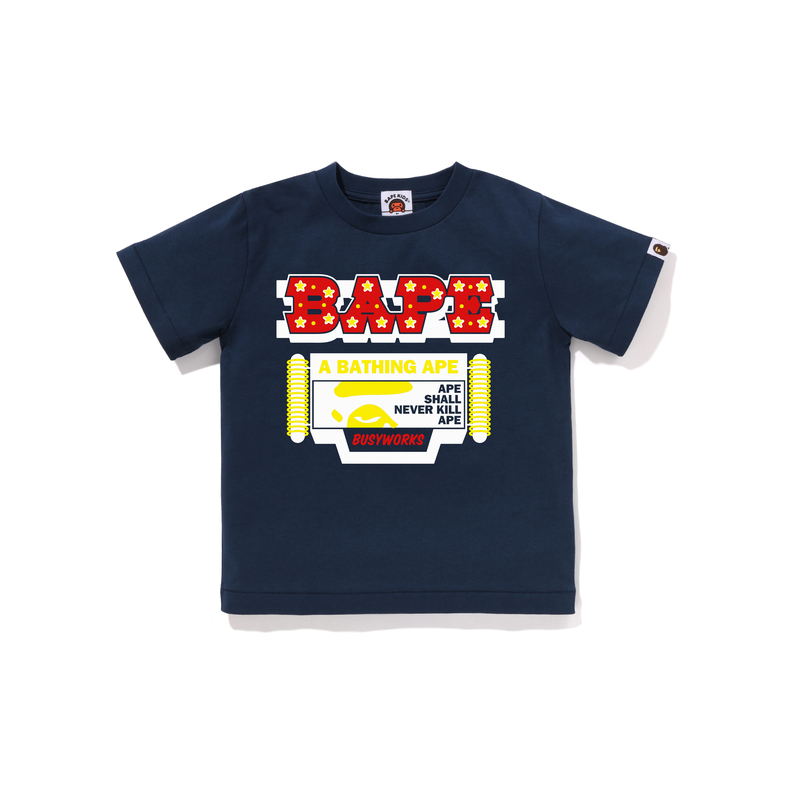 Футболка FW24 Kids' A BATHING APE, белый whx — фото 3