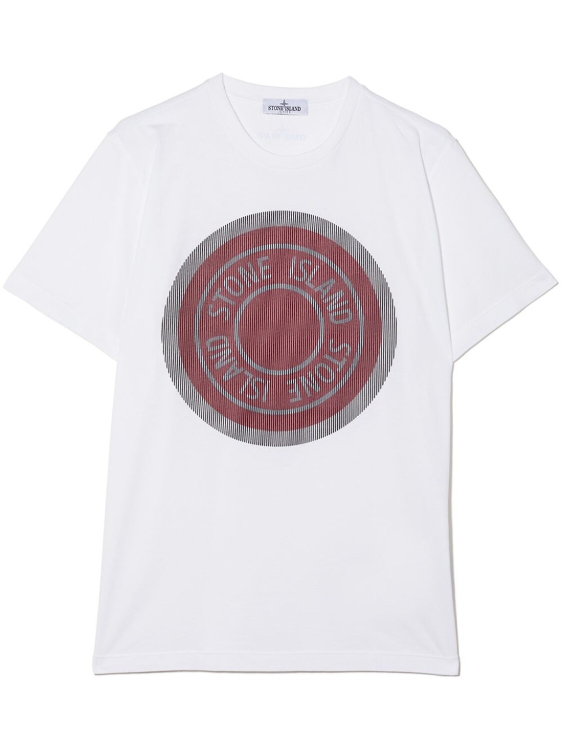 

Футболка с логотипом Stone Island Junior, белый