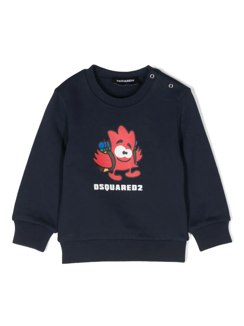 

Толстовка с логотипом DSQUARED2 KIDS, синий