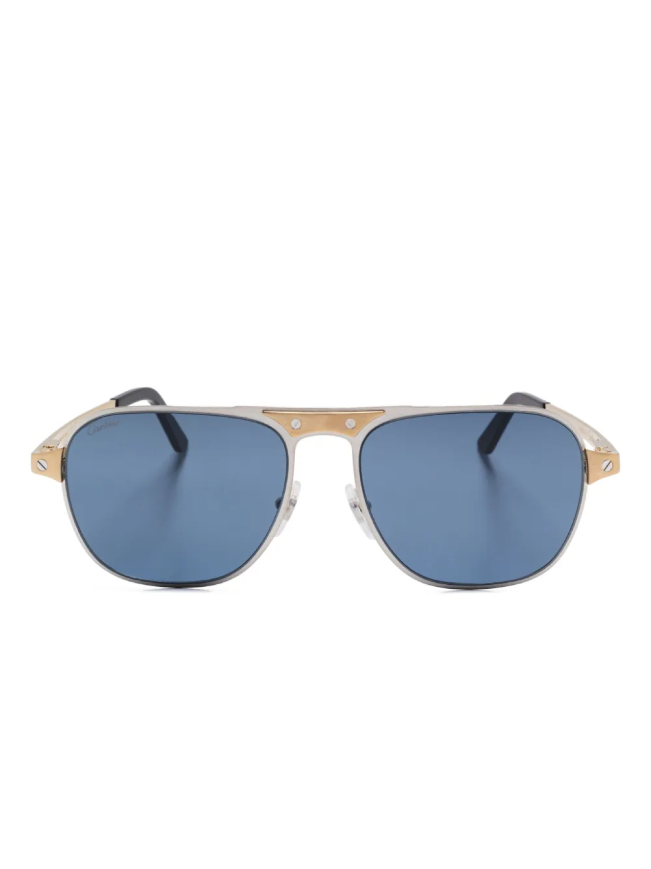

Cartier Eyewear солнцезащитные очки Santos de Cartier, золотой
