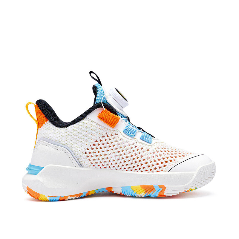 Кроссовки BIG WASP Kids Basketball Shoes Kids Mid-top, черный/синий — фото 2