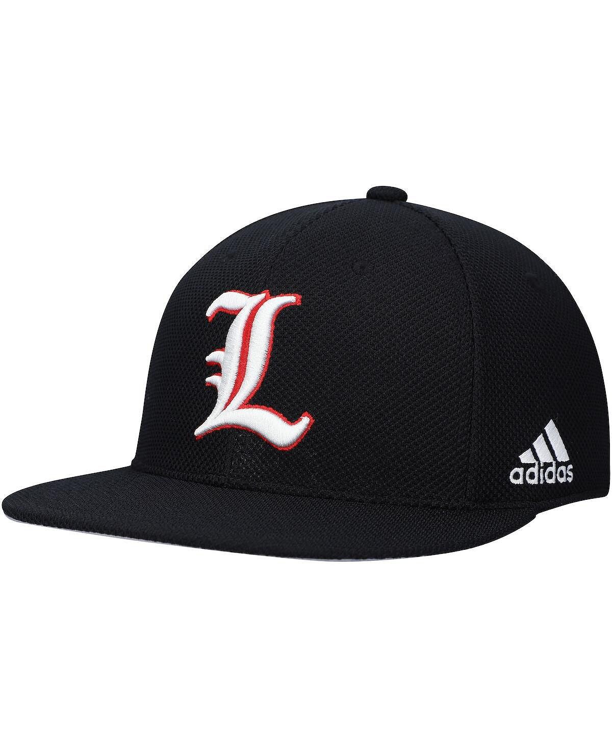 

Мужская черная бейсбольная кепка Louisville Cardinals On-Field adidas