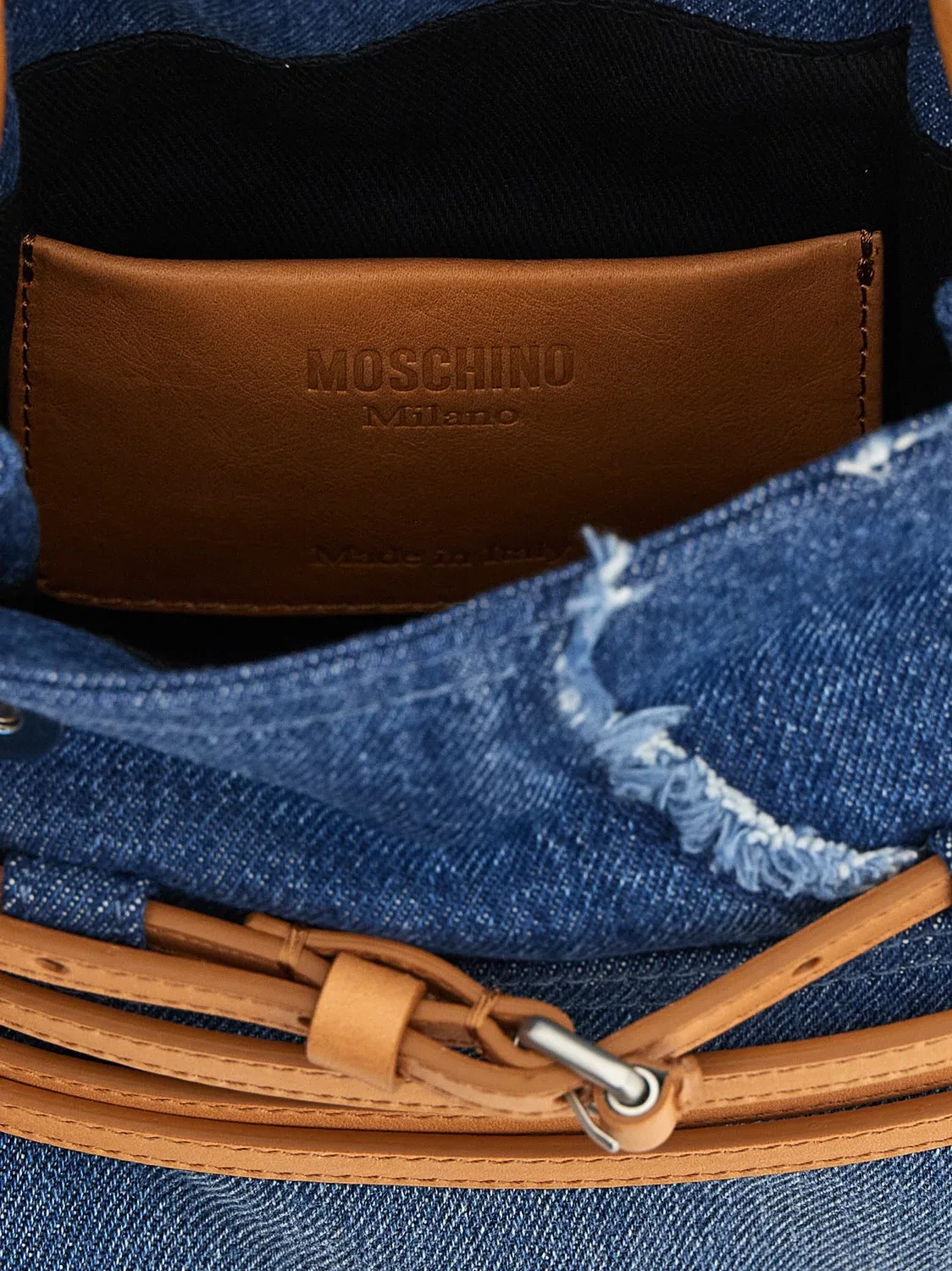 Сумка 'Tie Me' Moschino, синий — фото 4