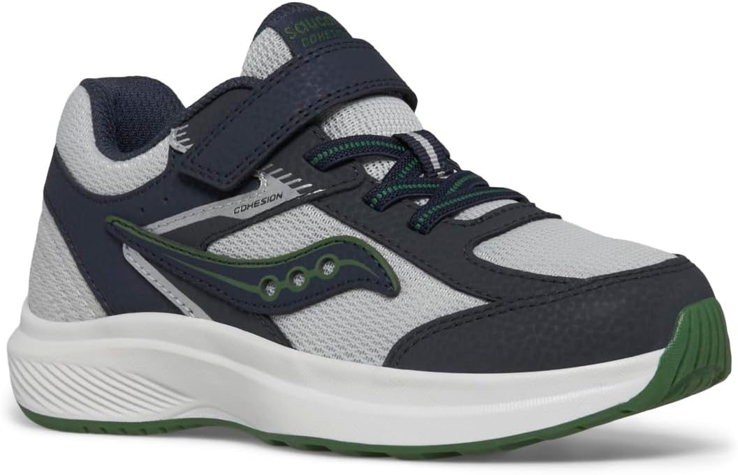 

Детские кроссовки Saucony Cohesion с альтернативной застежкой для детей и подростков, синий/зеленый/серый/темно-синий
