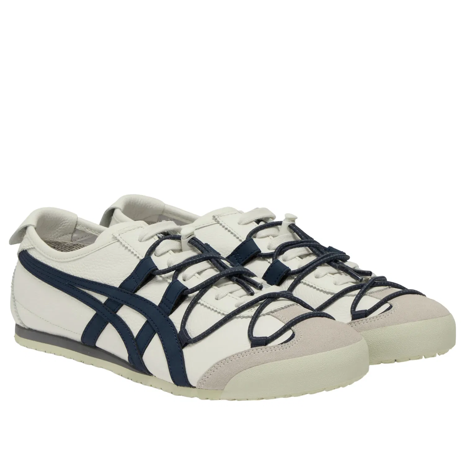Кроссовки Onitsuka Tiger Mexico 66 Viny 'Off White Iron Navy' 1183C577-100, белый — фото 3