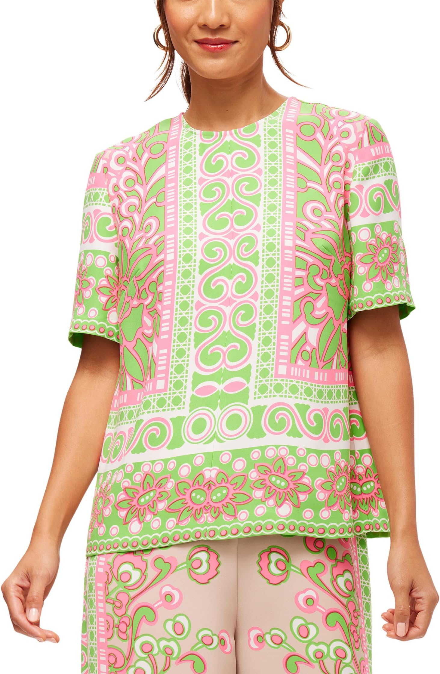 

Топ Trina Turk Riggs Top, разноцветный