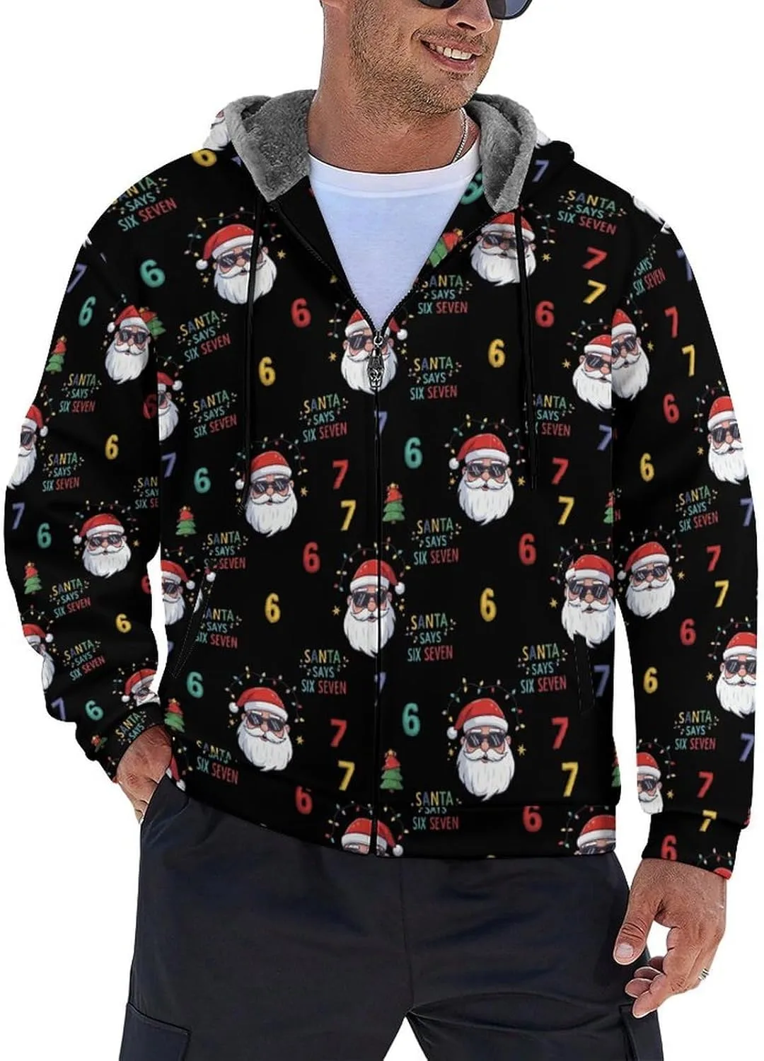 

Толстовка с длинным рукавом 67 Six Seven 3D Horror Print