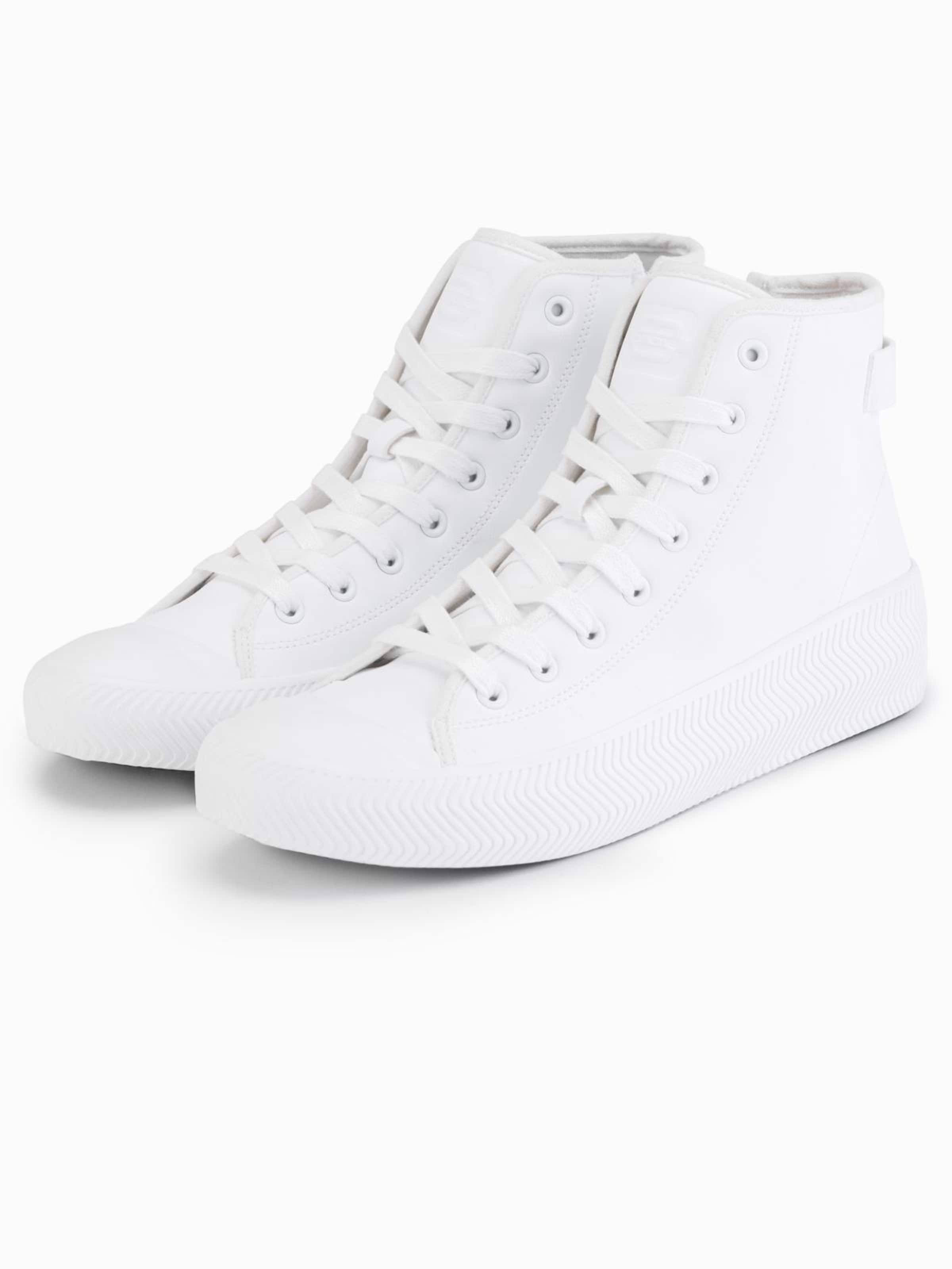 Ombre Кроссовки High-Top 'Foth-0184' белого цвета — фото 3