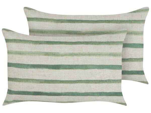 

Подушка Beliani 2 шт KAFRA, 50x30x30 см цвет beige/grün