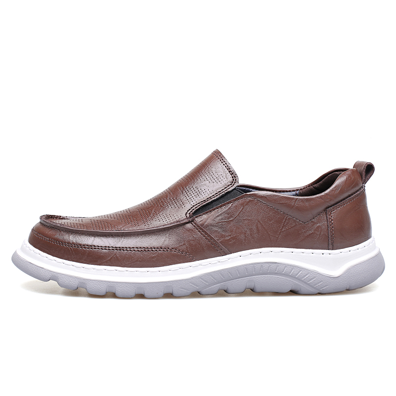 

Dao Tu Sen Коричневые лоферы Chengda для мужчин, цвет Brown-(53169) Chengda