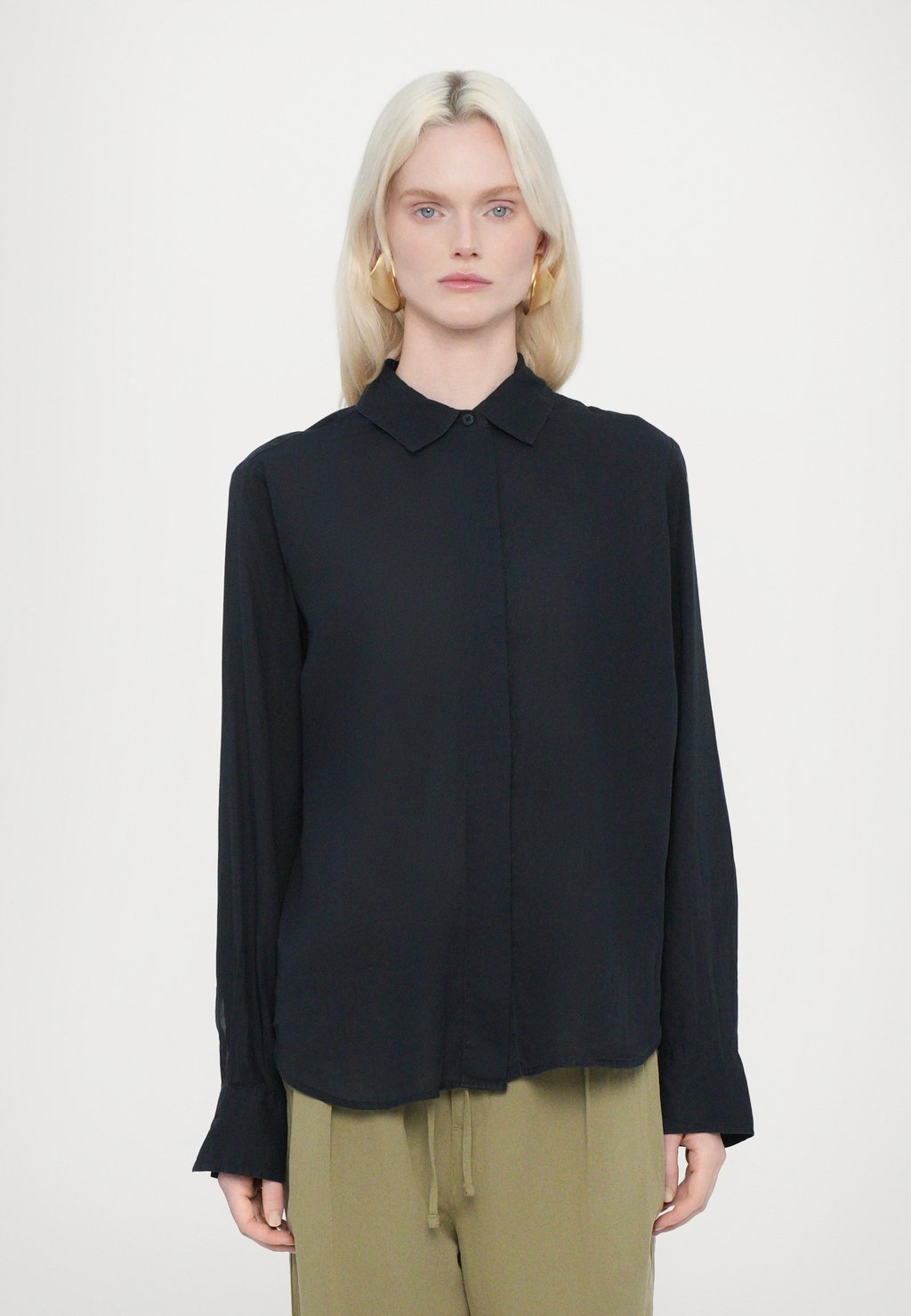 

Блузка на пуговицах CLASSIC SHIRT CLOSED, темно-синий