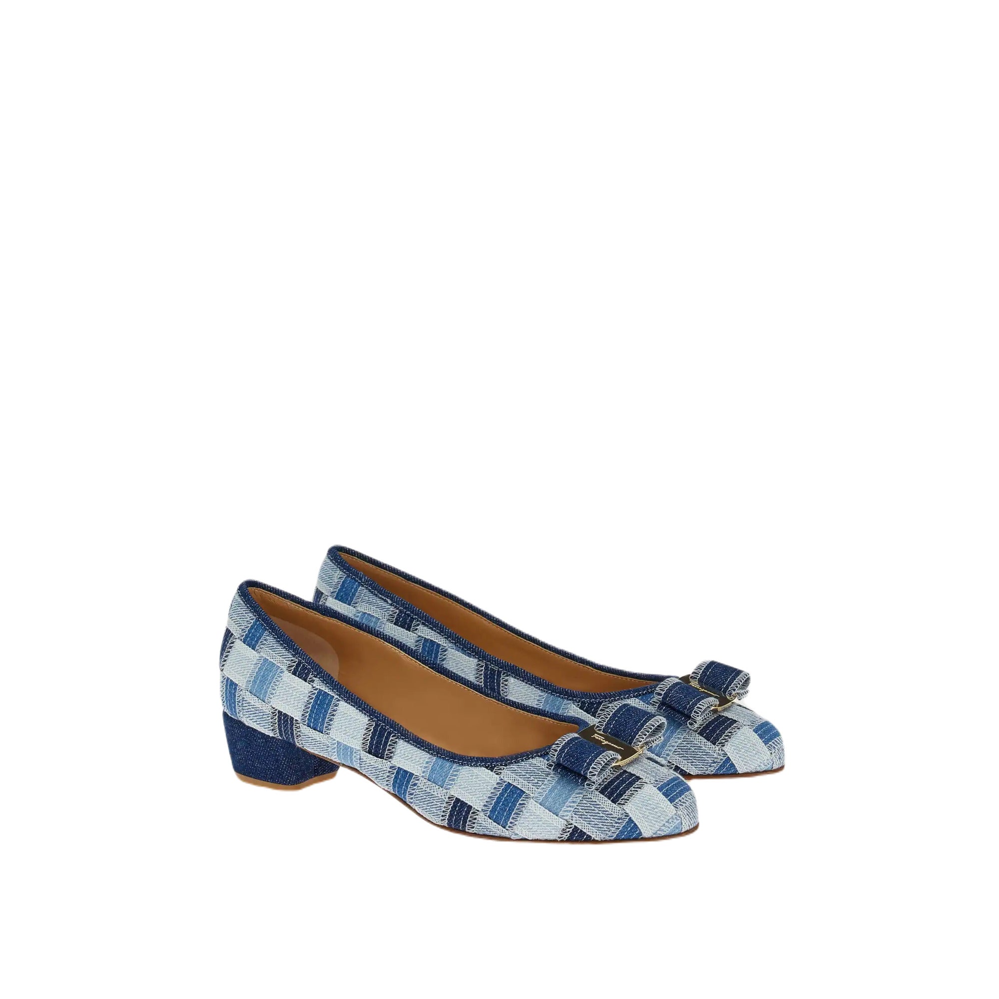 Туфли женские Ferragamo Wo Varina синие Salvatore Ferragamo