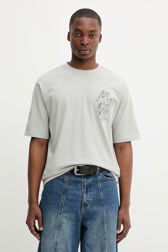 

Хлопковая футболка DERBY MICKEY Desigual, серый