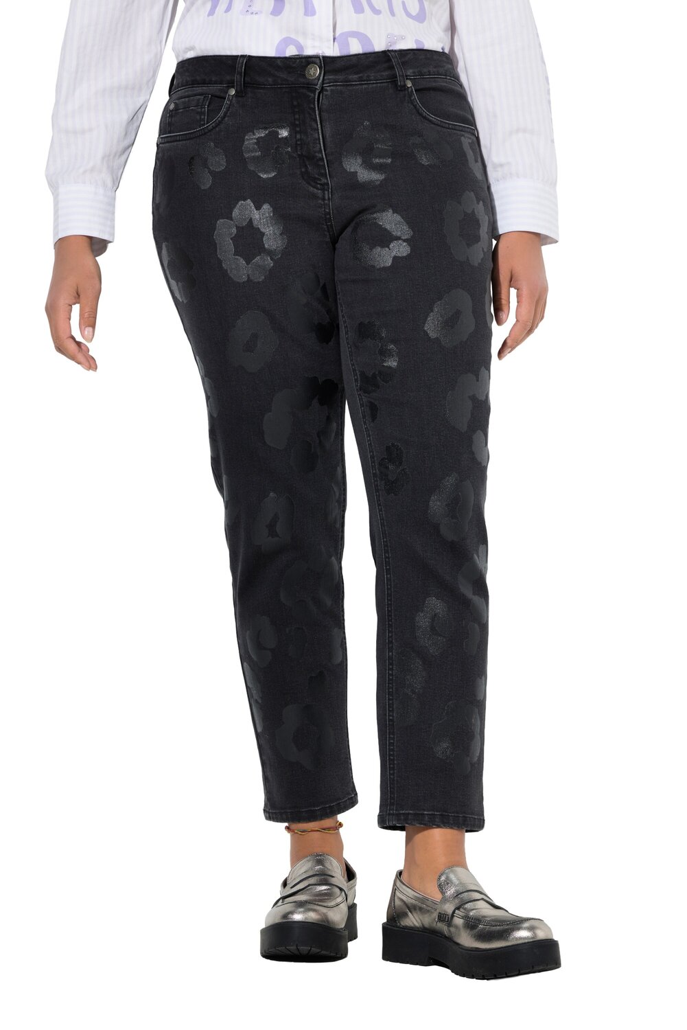 

Angel of Style Джинсы Regular в черном дениме