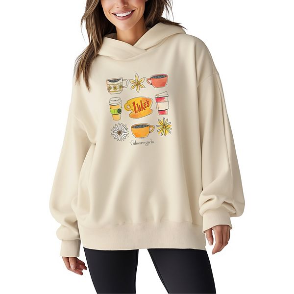 

Женский оверсайз худи Gilmore Girls Luke's Coffee Licensed Character, Коричневый, Женский оверсайз худи Gilmore Girls Luke's Coffee Licensed Character