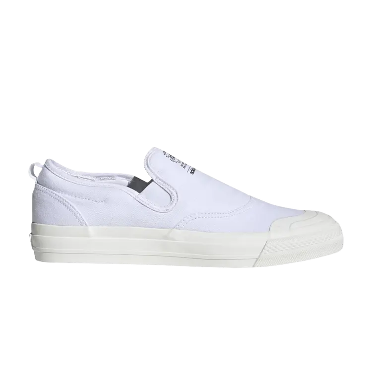 

Кроссовки adidas Nizza RF Slip-On 'Triple White', белый