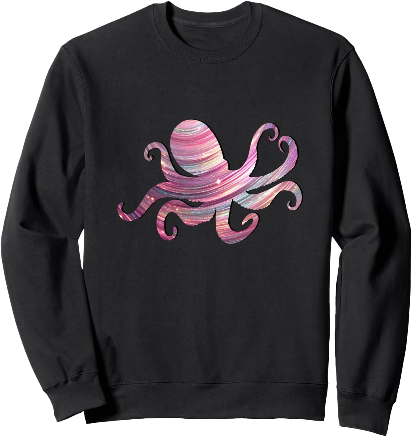 

Толстовка с силуэтом розового осьминога The Pink Octopus, Розовый, Толстовка с силуэтом розового осьминога The Pink Octopus