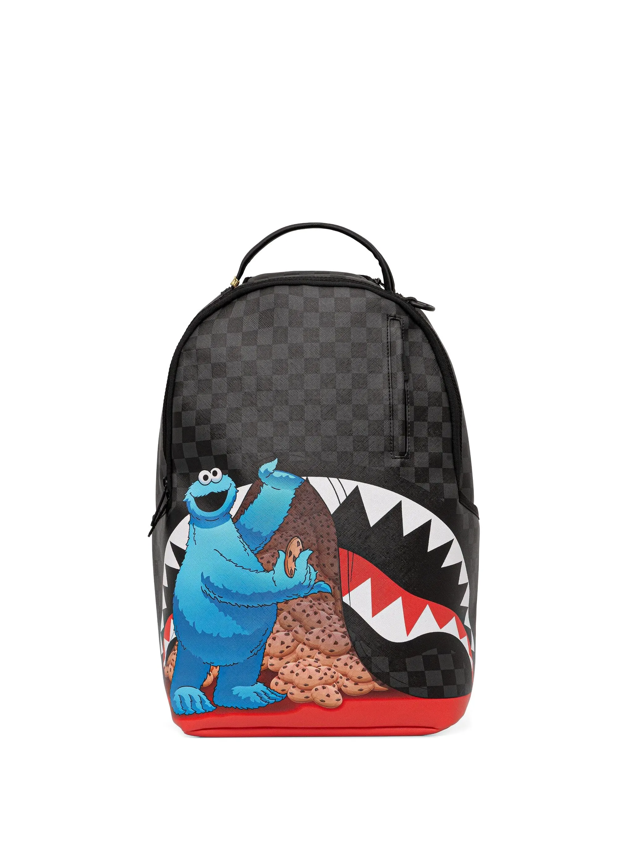

Рюкзак Cookie Monster в клетку Sprayground, черный
