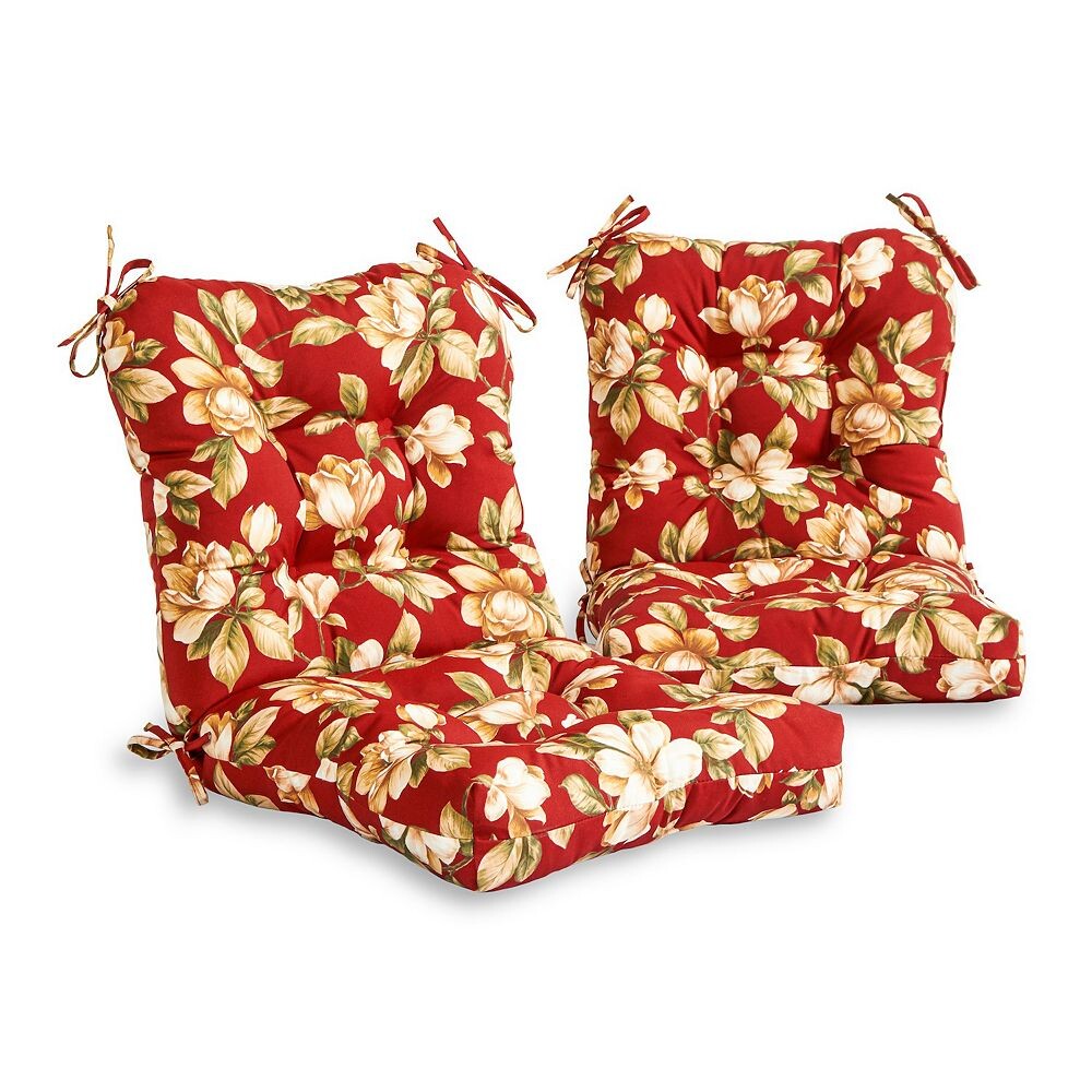 

Greendale Home Fashions Подушки для уличного обеденного стула, упаковка из 2 шт., цвет Roma Floral