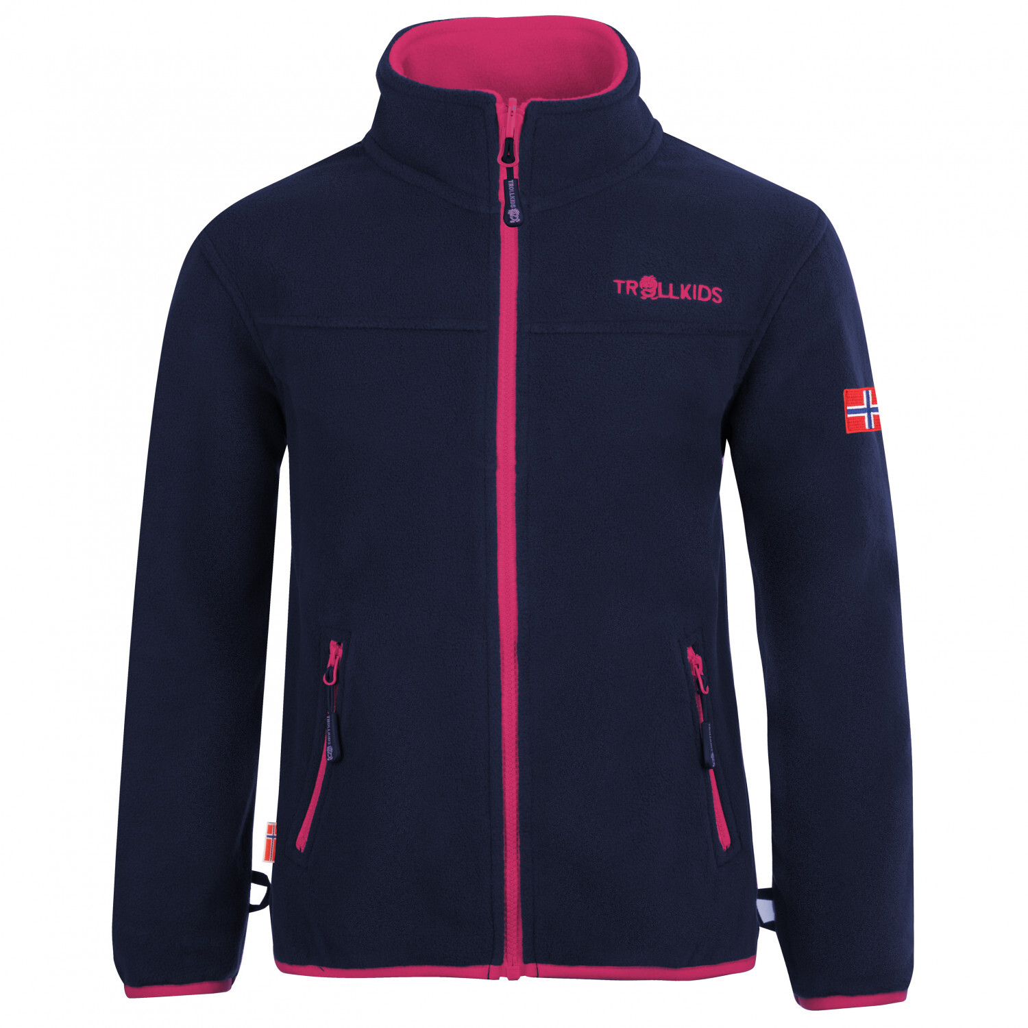 

Флисовая жилетка Trollkids Girls Oppdal XT, цвет Navy/Magenta