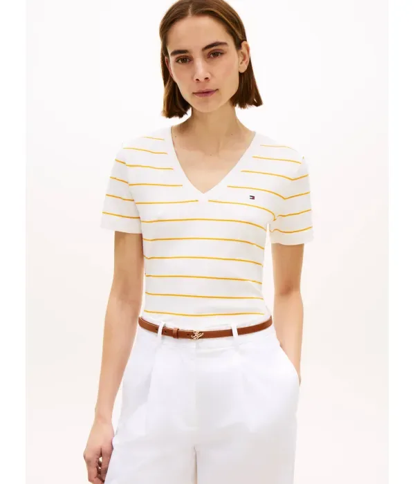 Футболка CODY slim fit Tommy Hilfiger, экрю