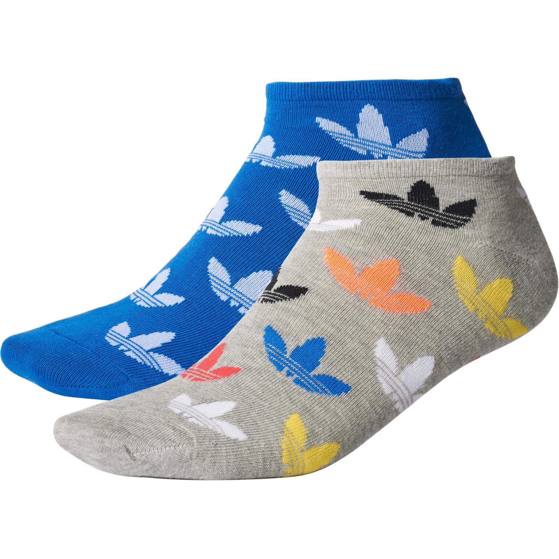 

Низкие носки унисекс 2 пары Adidas Originals, синий