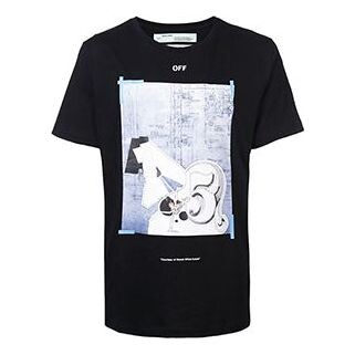 

Футболка cotton short sleeve mens logo normal fit Off-White, черный