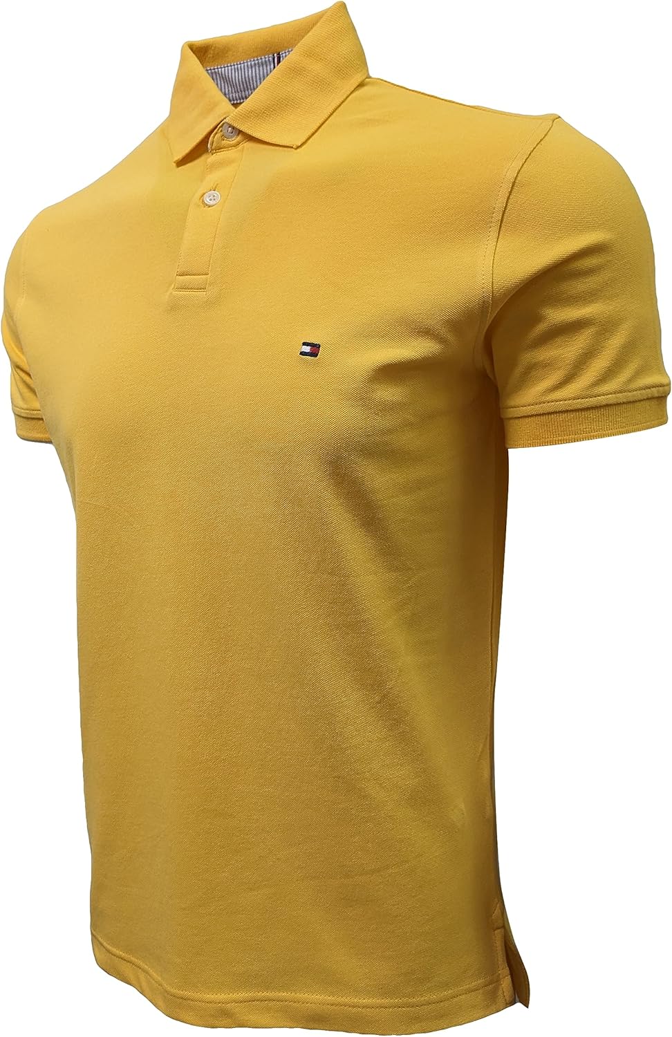 Мужское поло Tommy Hilfiger S/S, Bold Yellow — фото 3