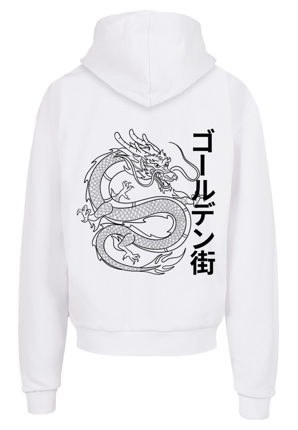 

Пуловер F4NT4STIC Ultra Heavy Hoodie Drache Golden Gai, белый