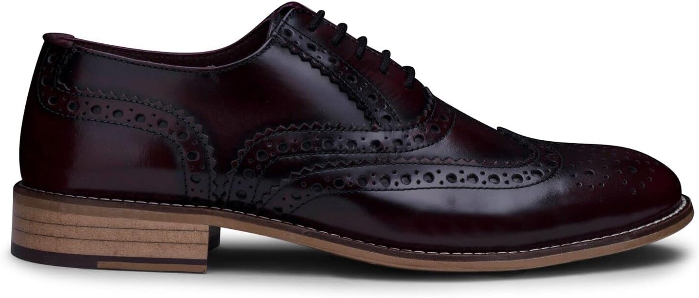 

Мужские черные оксфорды Gatsby из натуральной кожи, классические формальные туфли с шнуровкой в винтажном стиле Infinity Leather