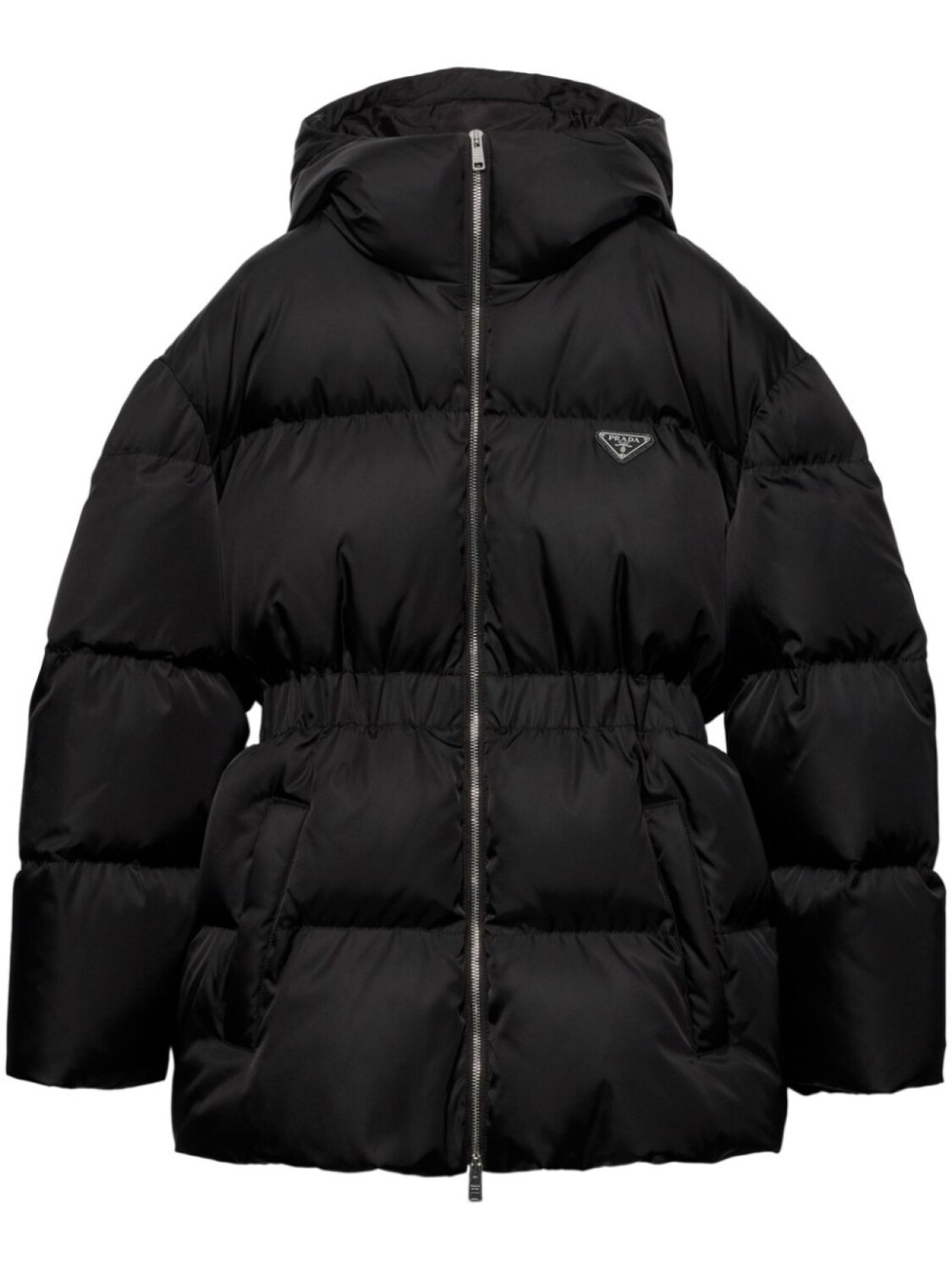 

Пуховик Prada Re-Nylon, черный