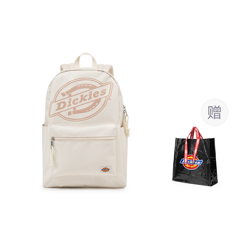 

Dickies Полиэстеровый рюкзак женский розовый бежевый абрикосовый светло-серый, Beige Apricot