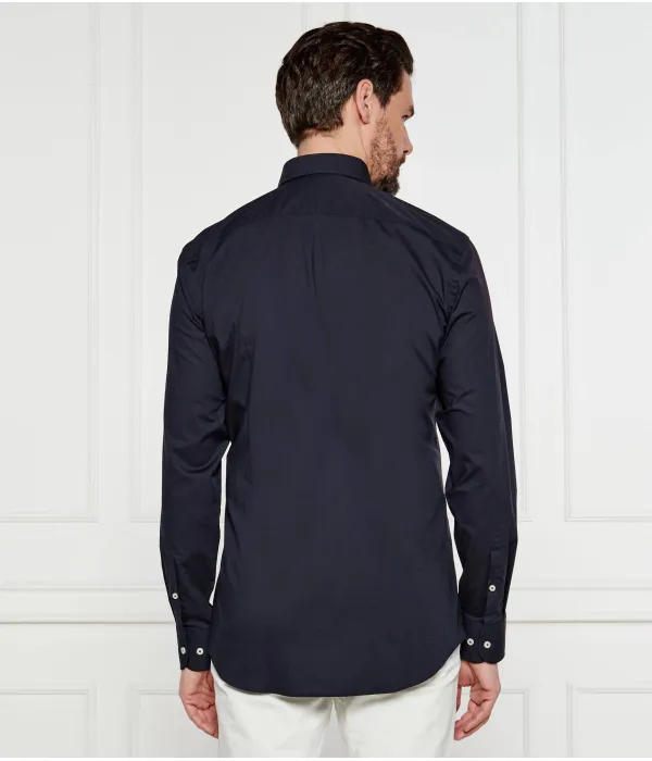 Рубашка h-hank-kent-c3-214 Slim fit Boss, синий — фото 4