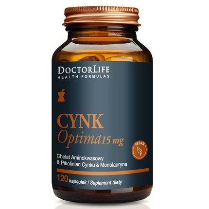 

Пищевая добавка Zinc Optima 15 мг - 120 капсул Doctor Life