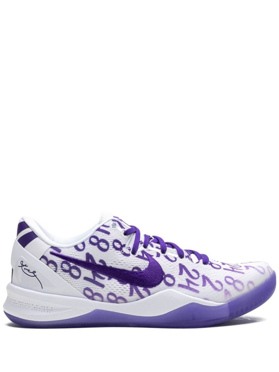 

Кроссовки Nike Kobe 8 Protro Radiant Emerald, белый/фиолетовый