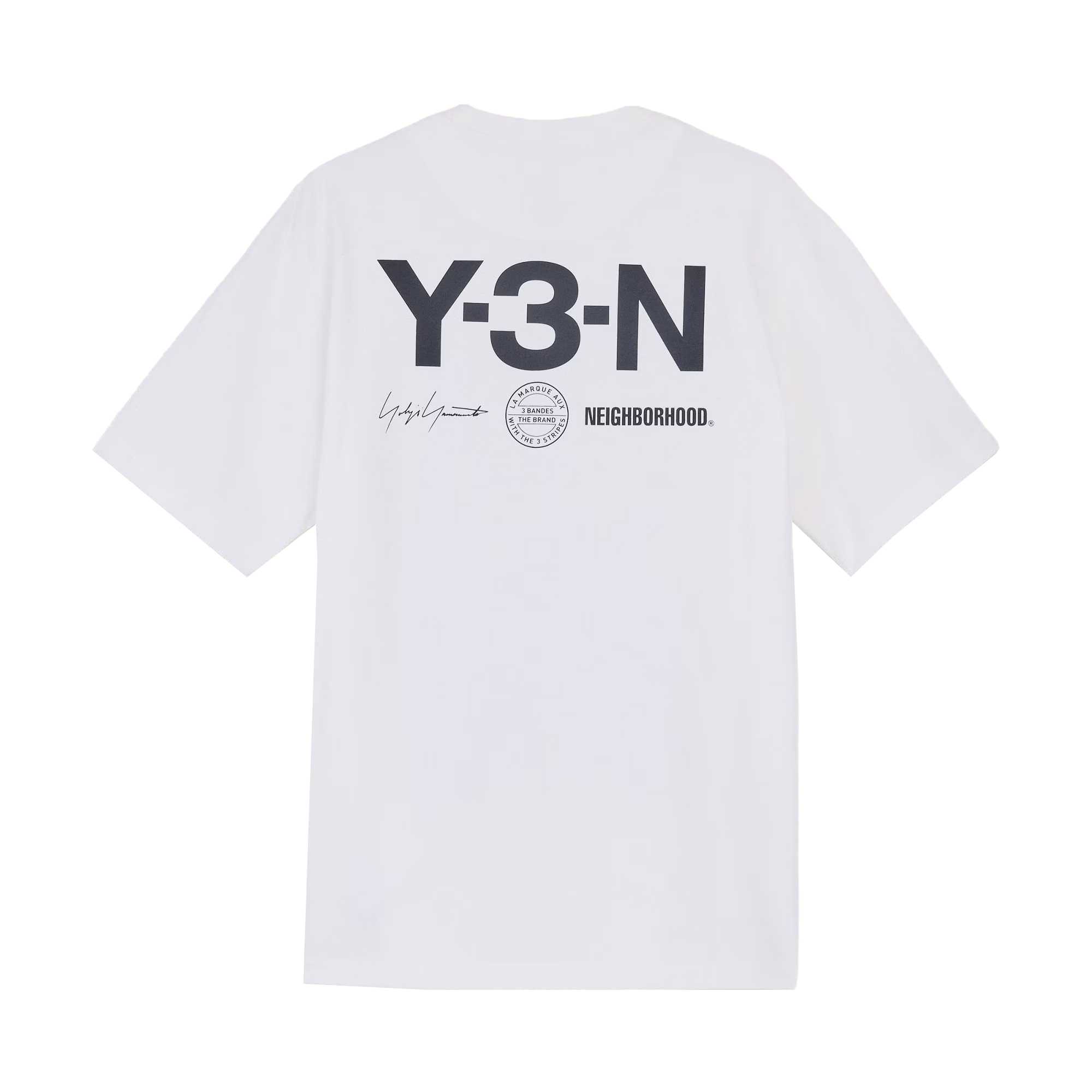 Футболка Y 3 X Neighborhood Y-3, ярко-белый — фото 3
