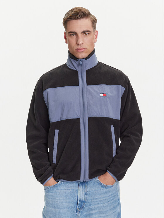 

Флисовая куртка relaxed fit DM0DM21906 Tommy Jeans, чёрный, Черный, Флисовая куртка relaxed fit DM0DM21906 Tommy Jeans, чёрный