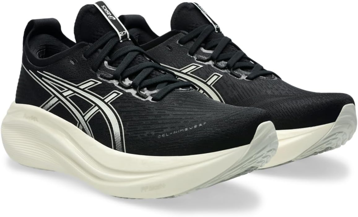 Мужские беговые кроссовки ASICS Gel-Nimbus 27, черный/серый — фото 2