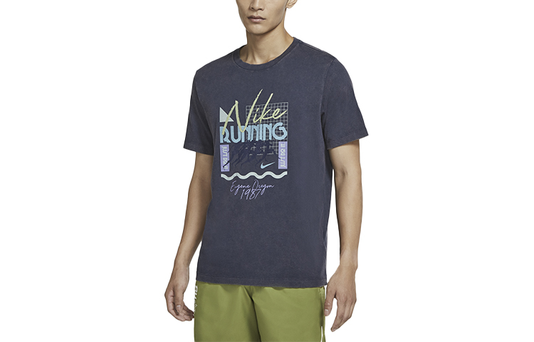 

Футболка Nike Dri Fit мужская Обсидиан