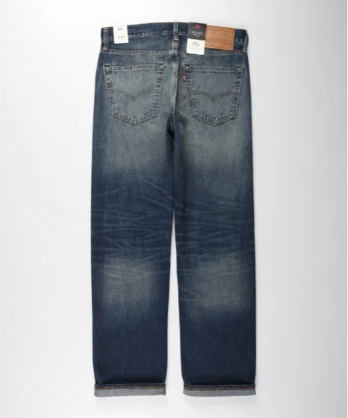 【Levi's】505 Обычные джинсы (с застежкой-молнией / цвет индиго / традиционный стиль) — фото 2