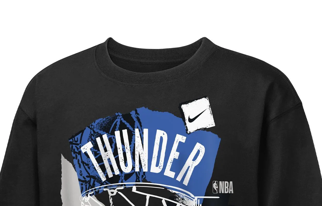 Футболка детская Nike NBA Oklahoma Thunder — фото 4