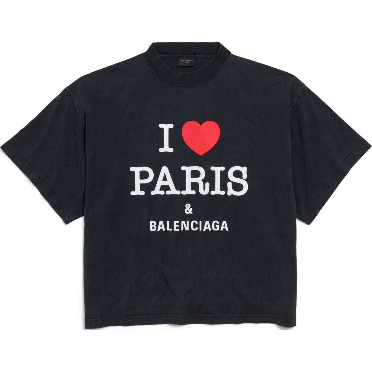 

Футболка унисекс черная Balenciaga, черный