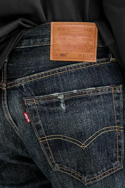 Джинсы прямого кроя 501 Original Levi's, синий — фото 4