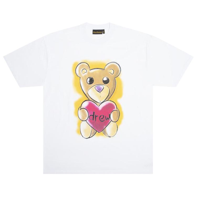 

Футболка Drew House Airbrush Theodore Short-Sleeved Tee 'White', белый