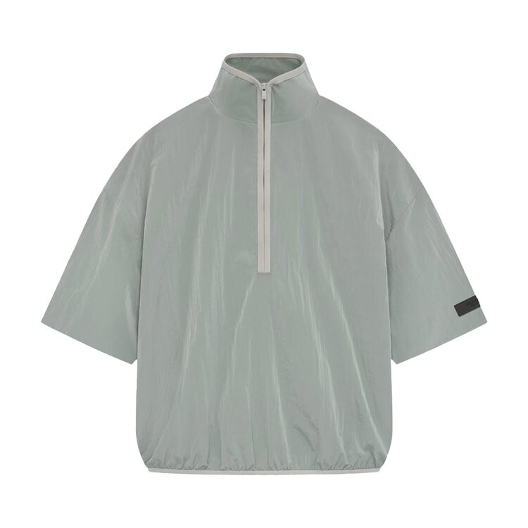 Рубашка Fear Of God Essentials Fear of God Essentials Half Zip Mockneck 'Seal', серый — фото 2