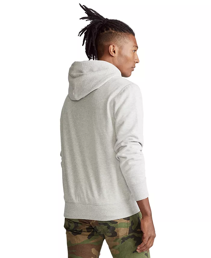Мужская флисовая толстовка Big & Tall Polo Ralph Lauren, серый — фото 4