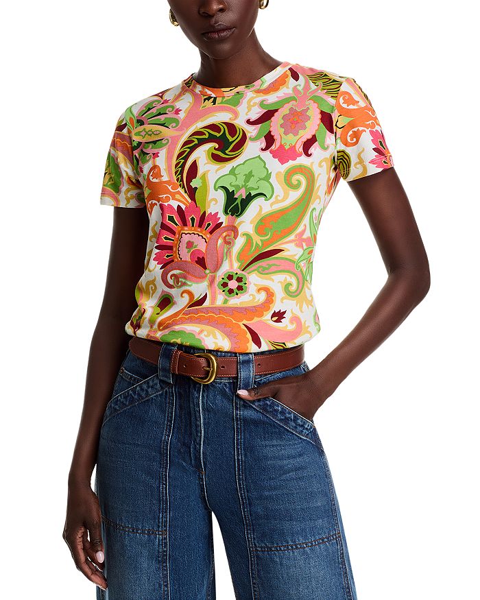 

Футболка Cut & Sew Etro, мультиколор