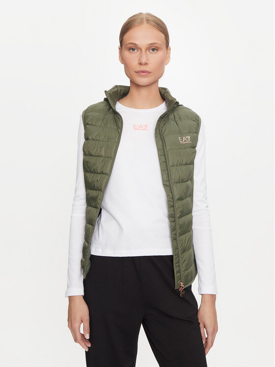 

Утепленный жилет regular fit 6DTQ06 TNGPZ Ea7 Emporio Armani, хаки