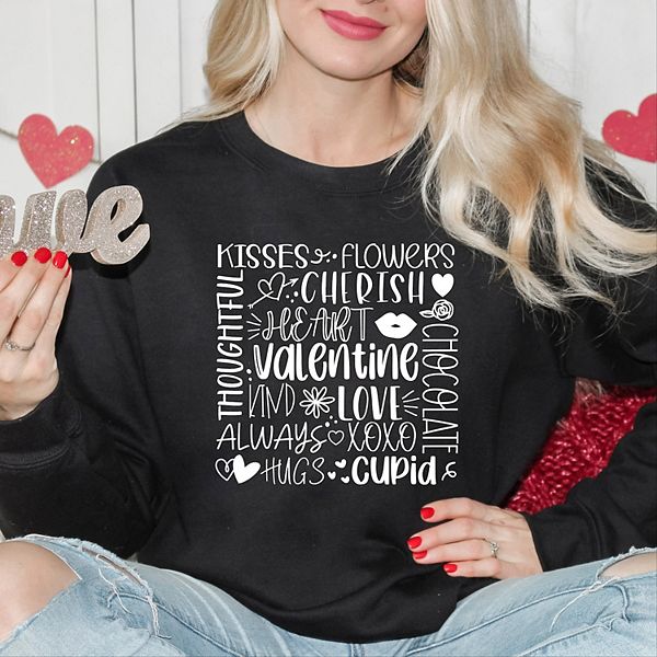 

Свитшот Valentine collage Simply Sage Market, Midnight