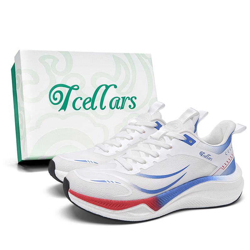 

Износостойкие лёгкие увеличивающие рост низкие повседневные кроссовки unisex TCELLARS, зеленый Sail белый